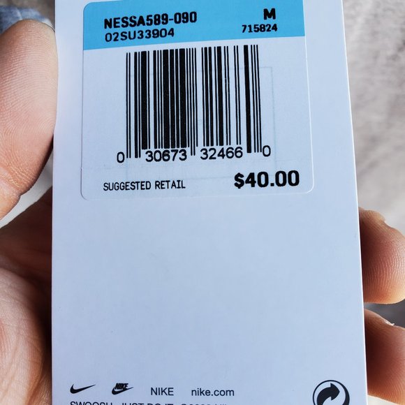 Nike Swim Dri-Fit T-Shirt Medium (Gray) - Picture 3 of 4